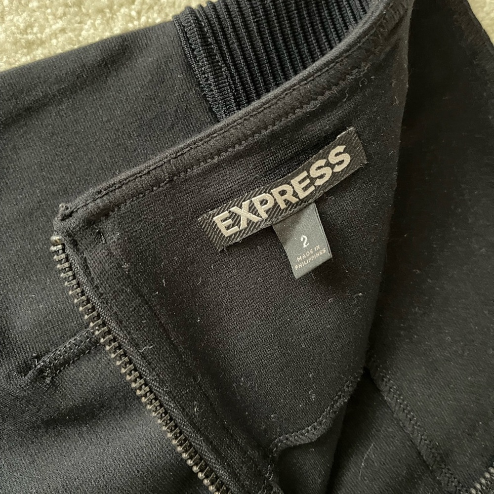 Express black pencil skirt